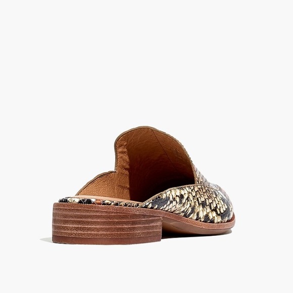 The Frances Loafer Mule in Snake Embossed Leather - Picture 7 of 7